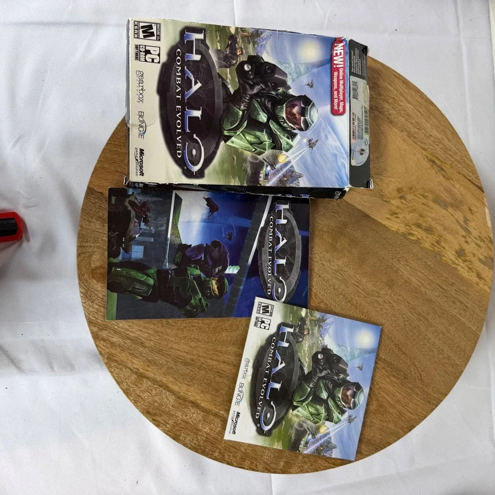 Halo Combat Evolved PC CD-ROM 2003 Microsoft Bungie Gearbox Complete in Box CIB